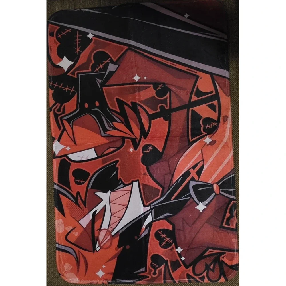 Alastor FLOOR Mat Desk Rug Matches Hazbin Hotel Pin-Up‎ Alastor Valentine's 2024